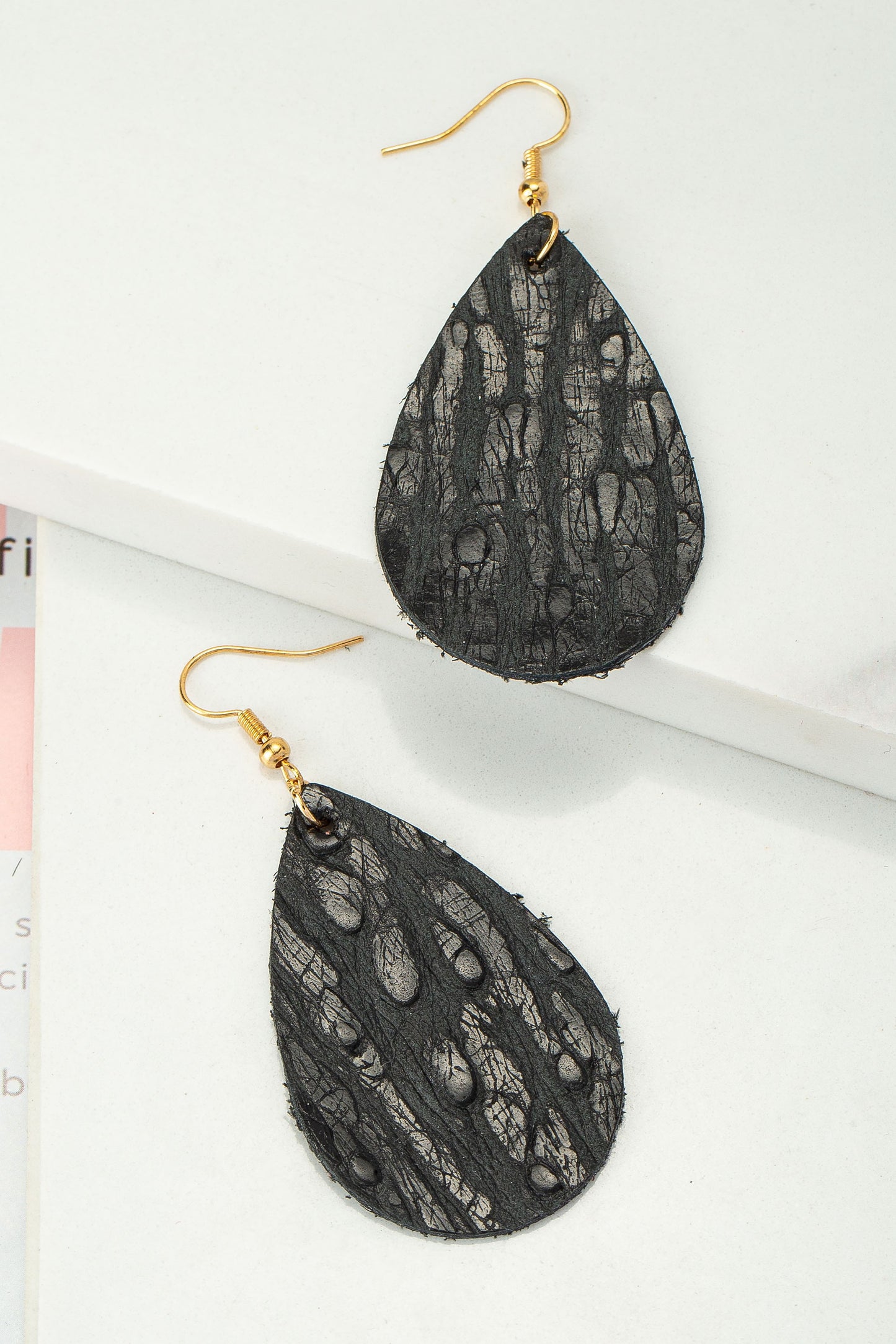 Leather Animal Earrings