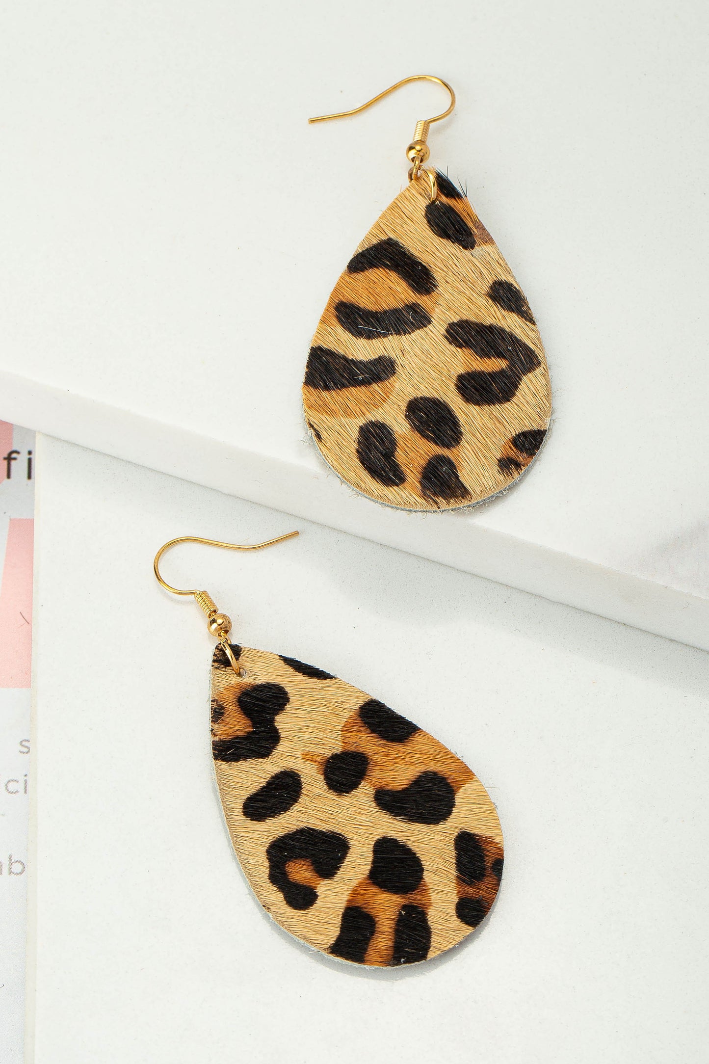 Leather Animal Earrings