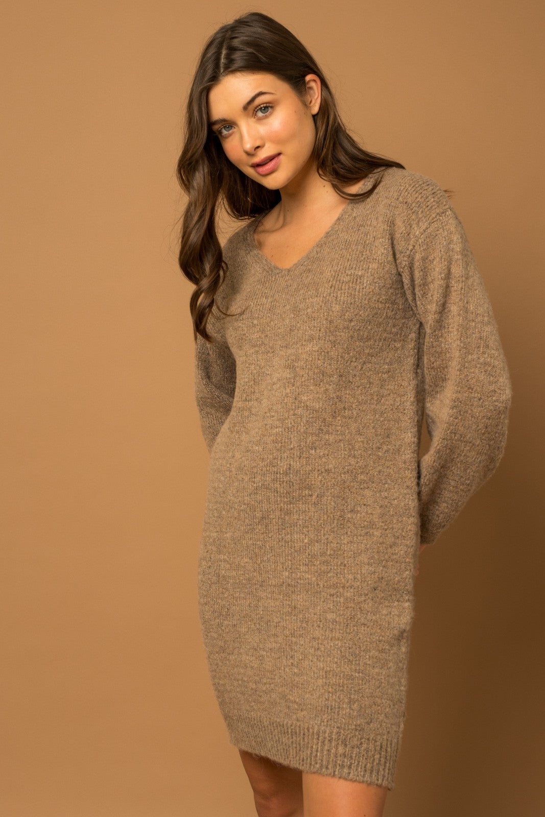 Meah Mini Sweater Dress