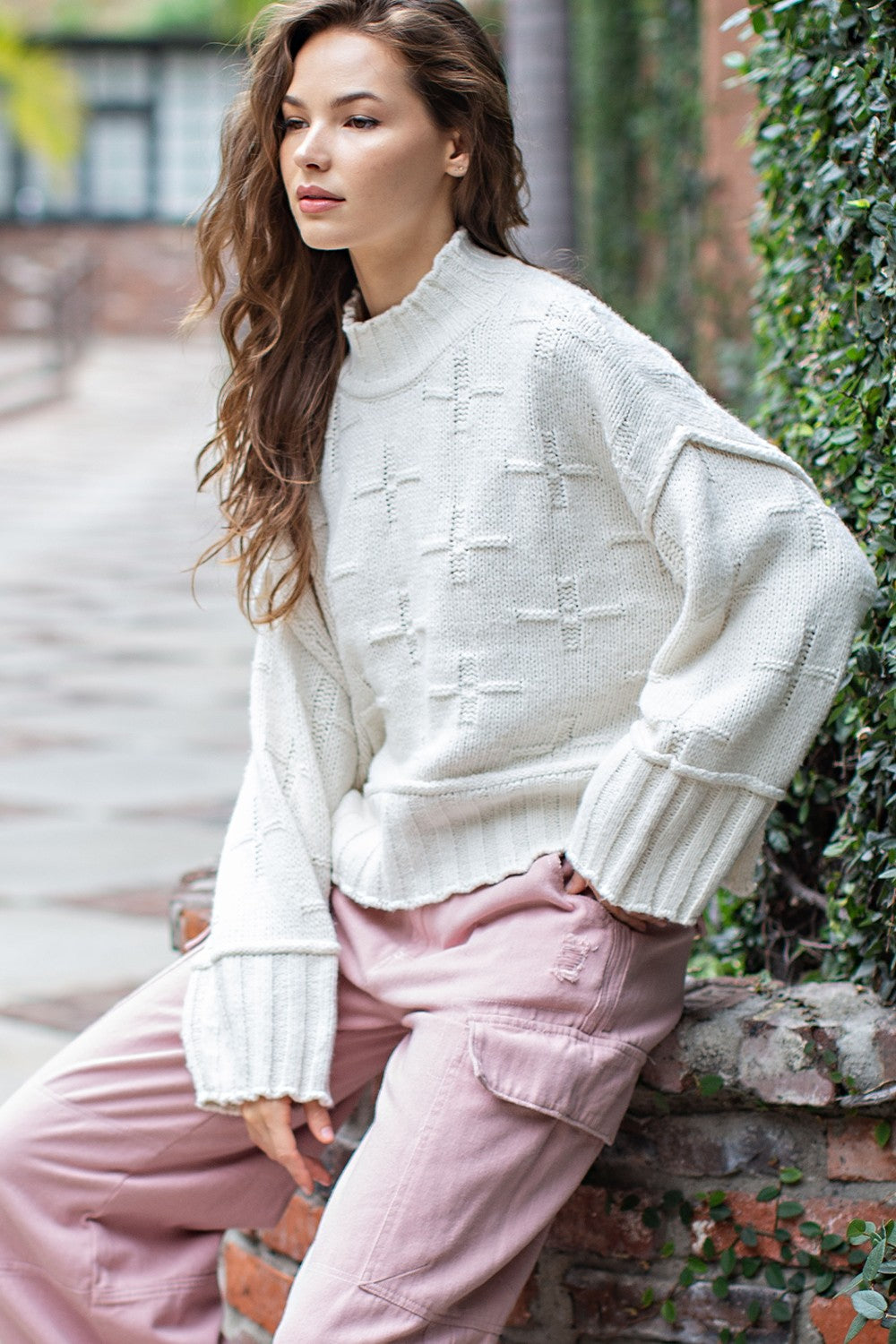 Munroe Cross Sweater