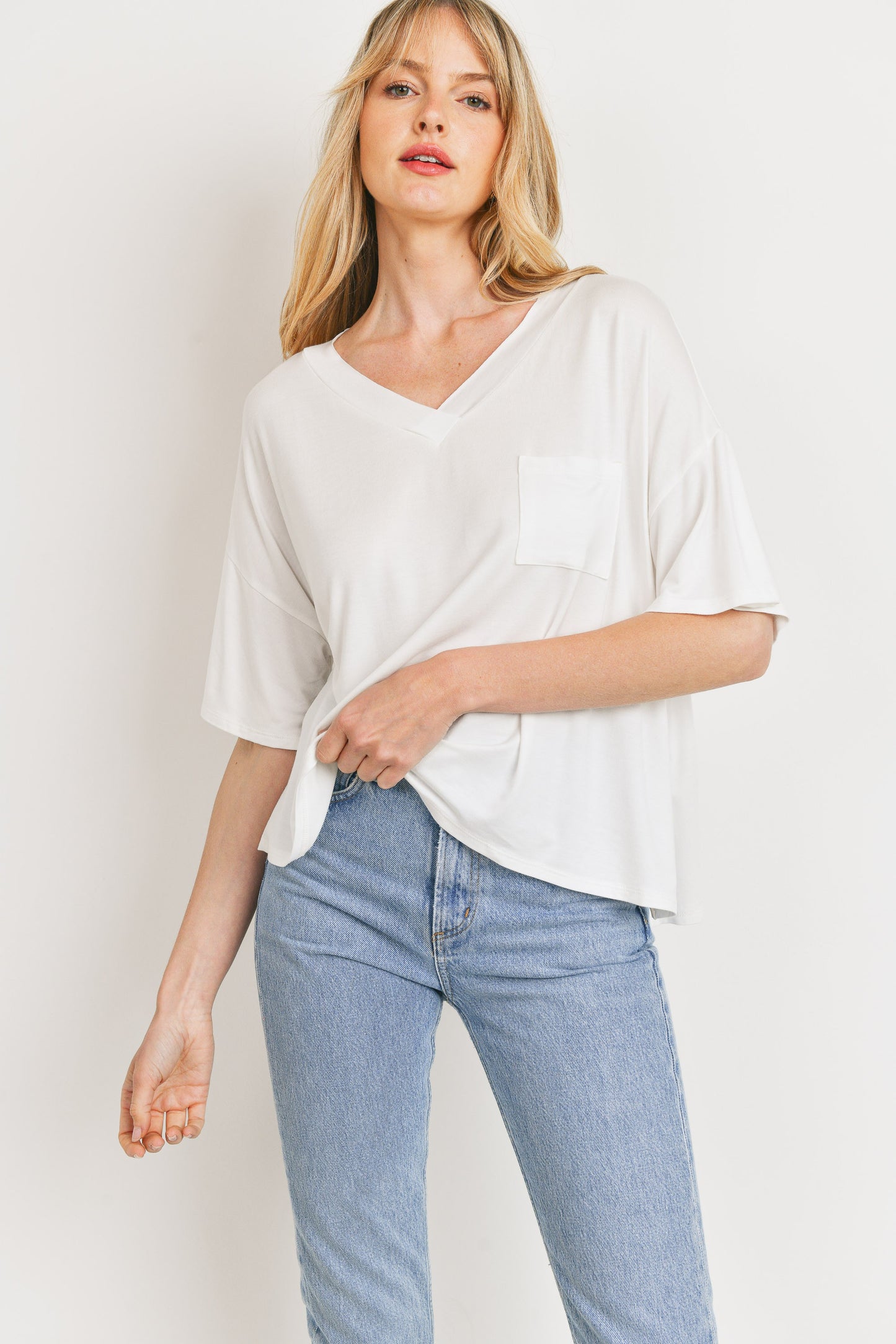 Oversized Jersey Top