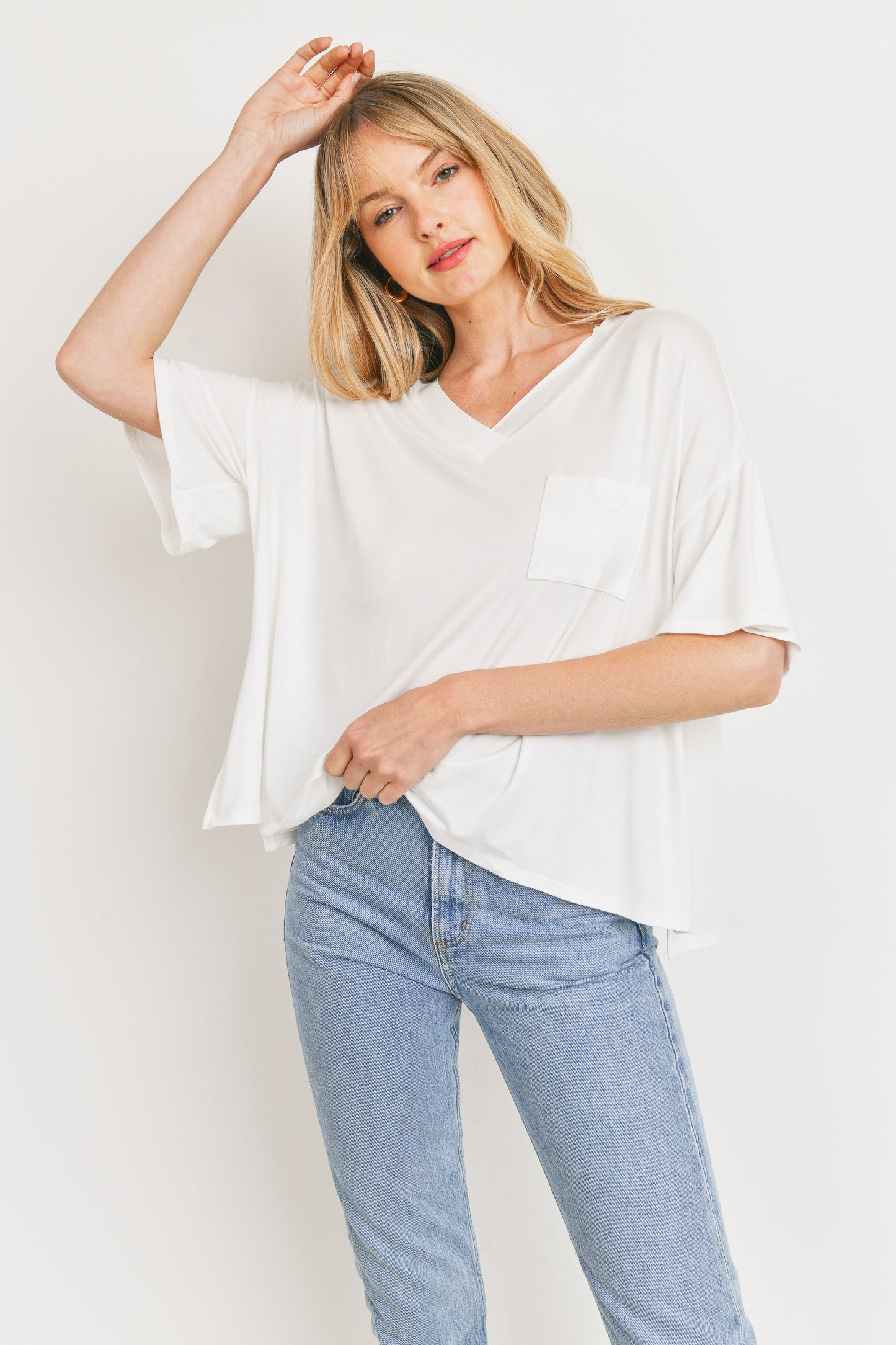 Oversized Jersey Top
