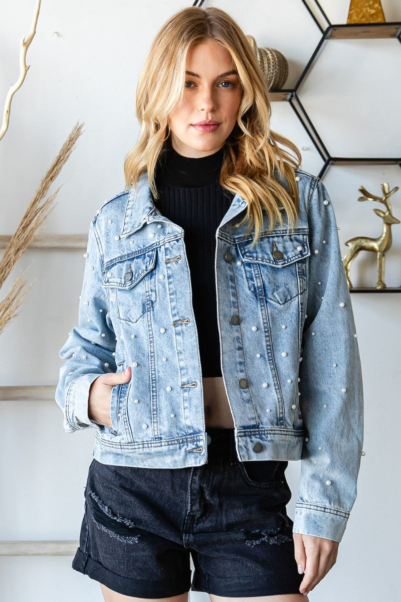 Pearl Denim Jacket