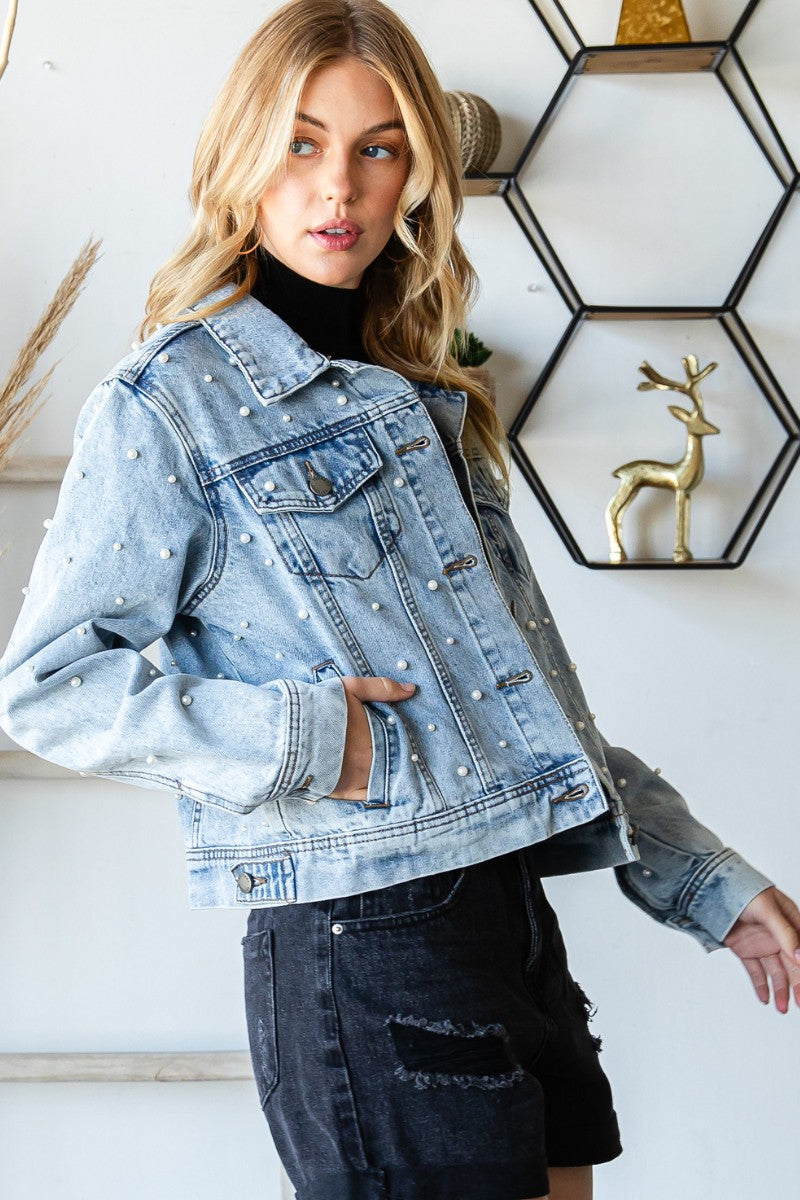 Pearl Denim Jacket