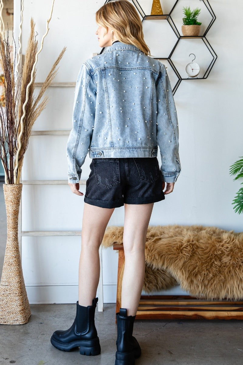 Pearl Denim Jacket