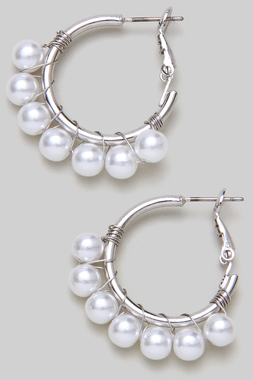 Pearl Wrap Hoops