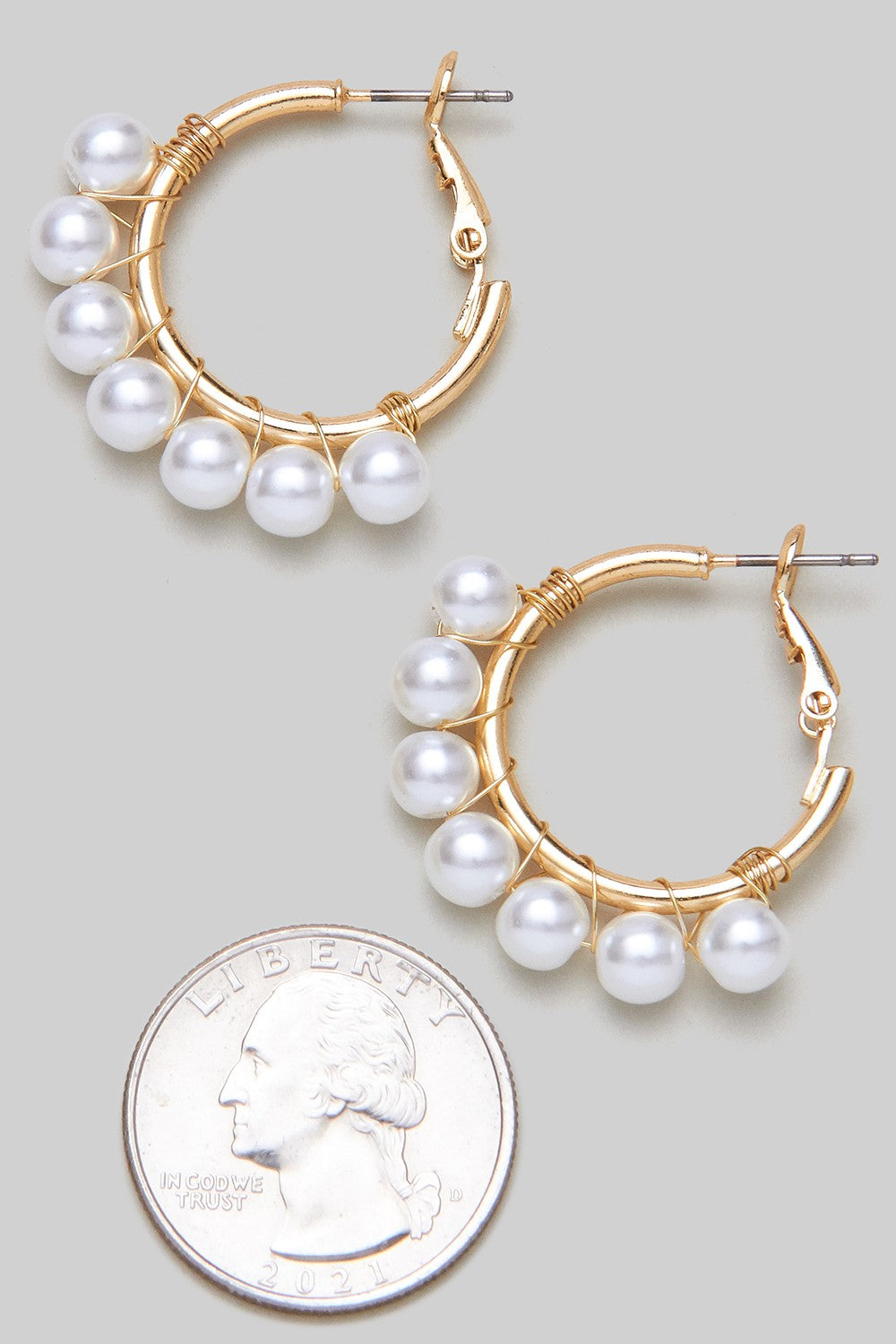 Pearl Wrap Hoops