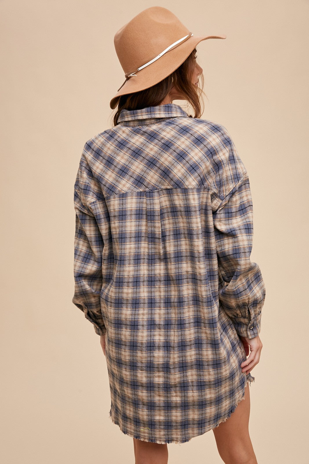 Penny Plaid Shirt Dress
