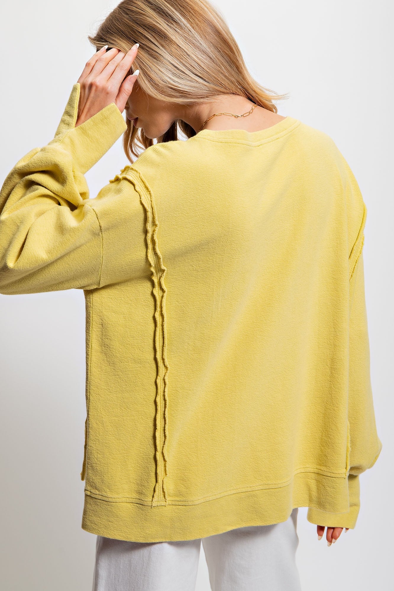 Raw Seam Pullover
