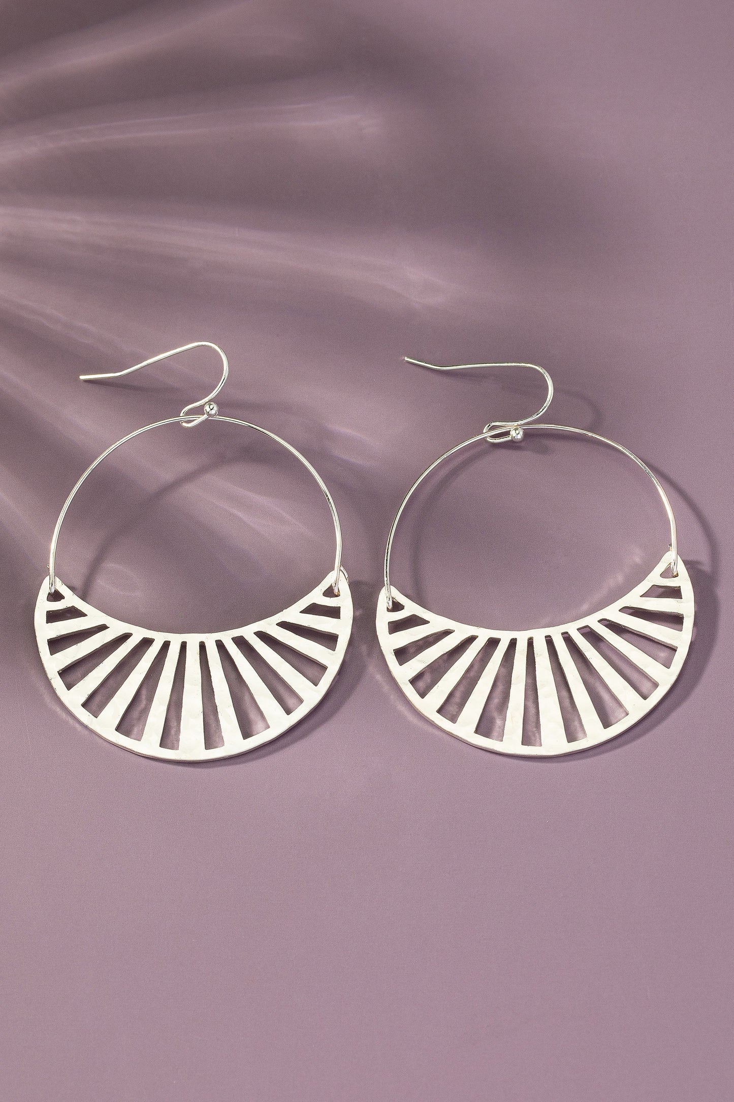 Slated Crescent Earrings