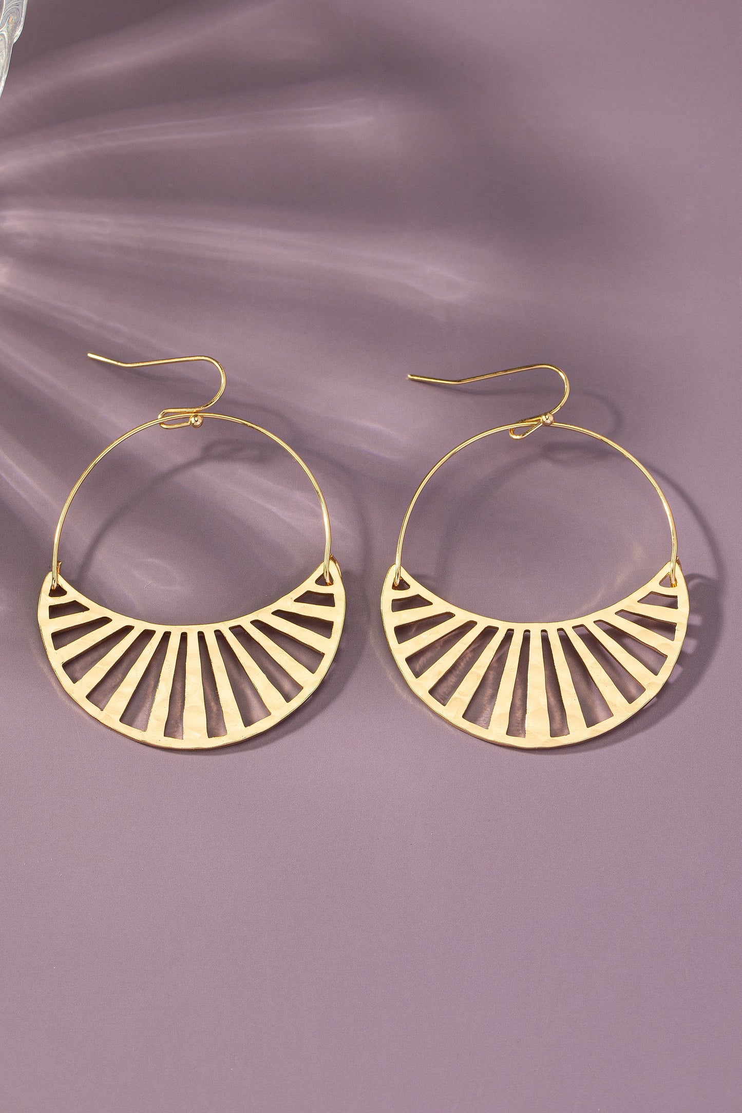 Slated Crescent Earrings