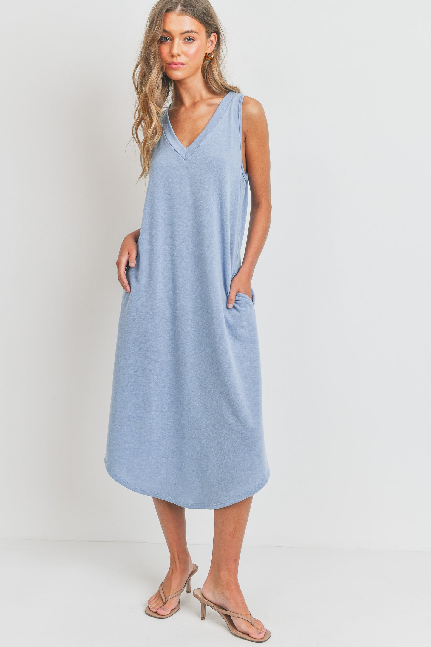 Sleeveless Midi Dress