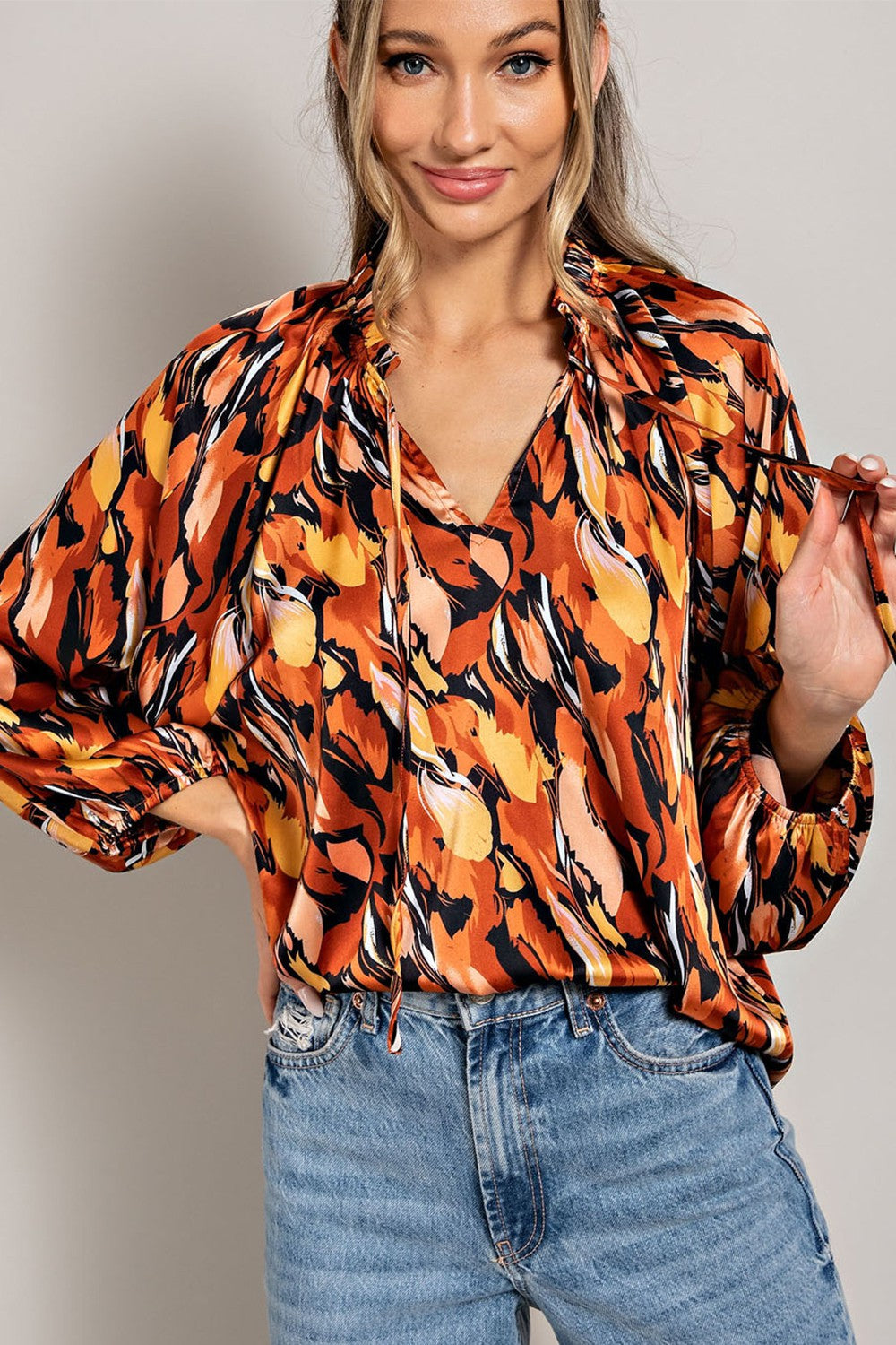 Spice Patterned Blouse