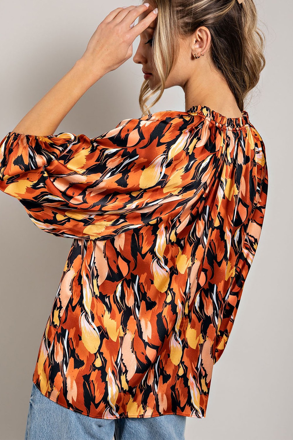 Spice Patterned Blouse