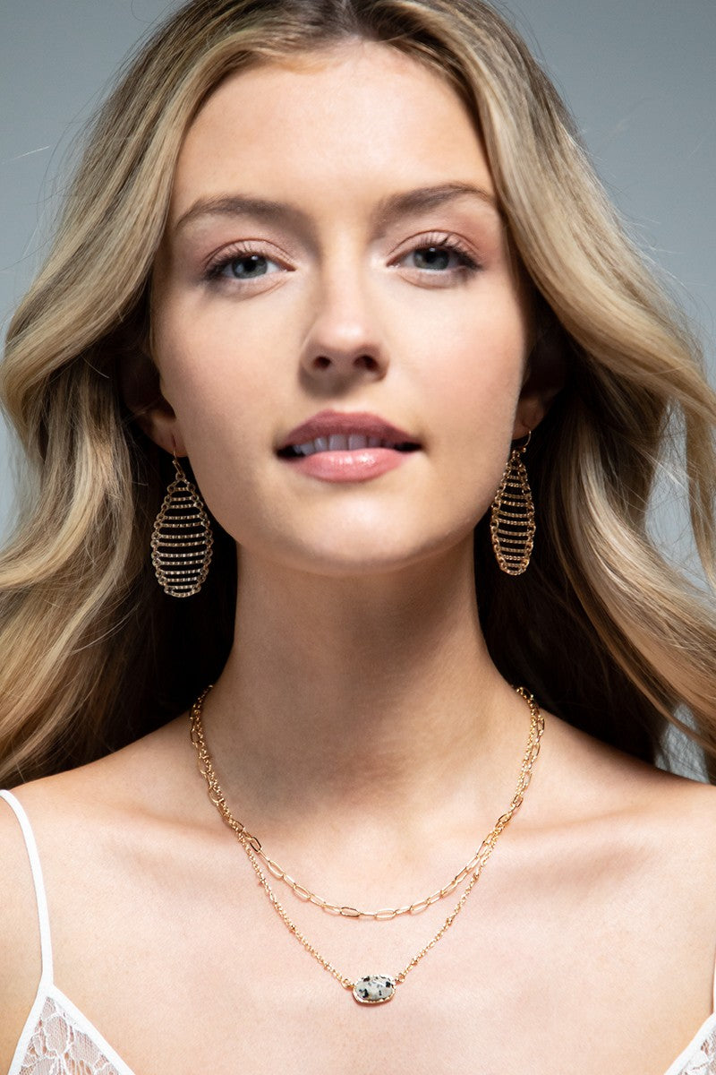 Stone Chain Necklace
