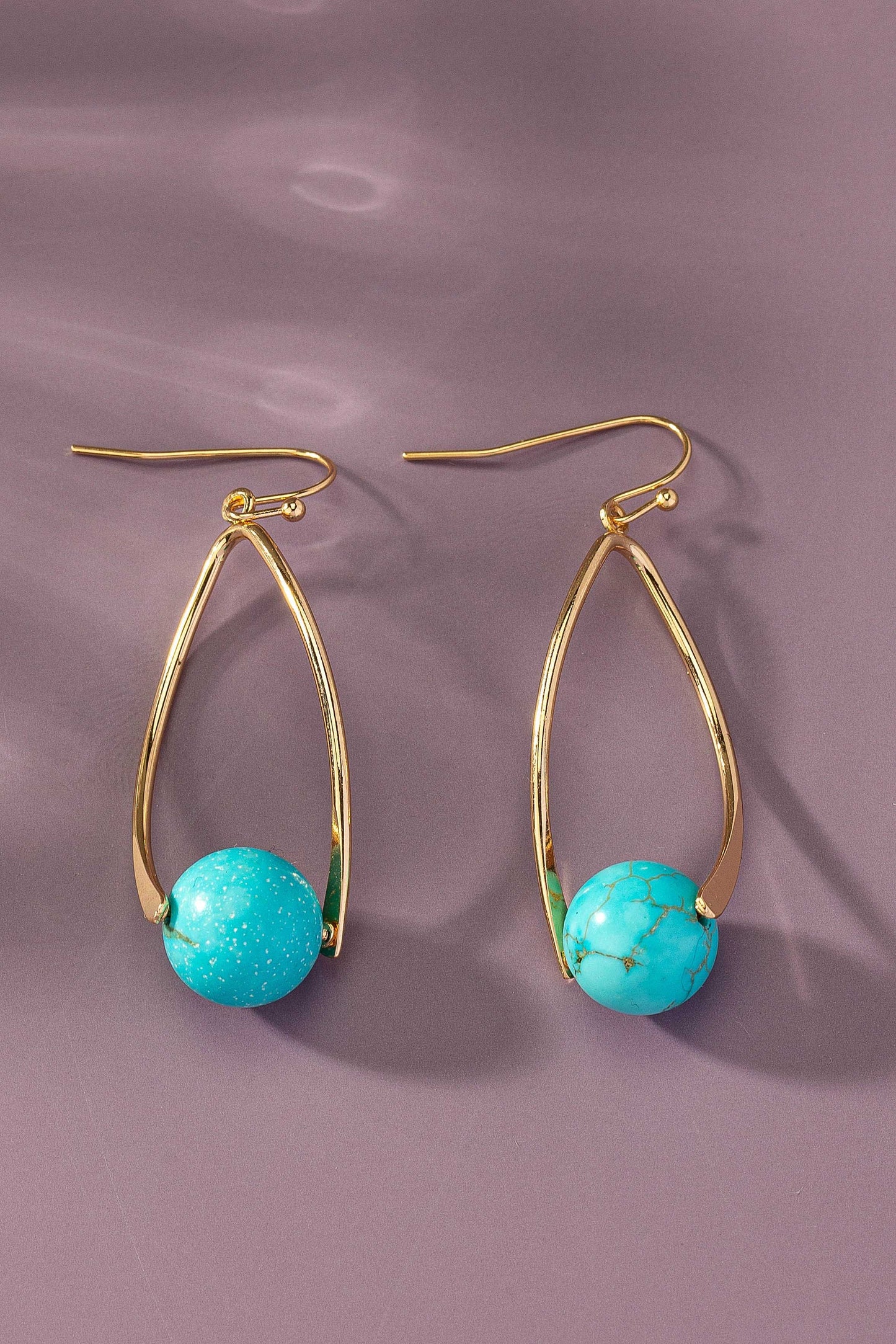 Twisted Stone Earrings