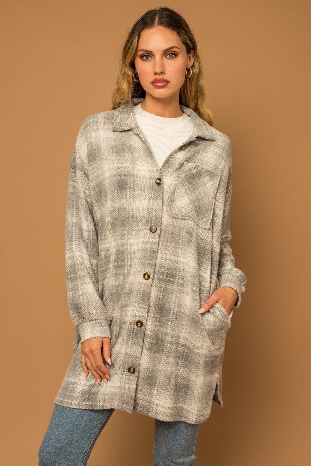Tyler Button-Down Shacket