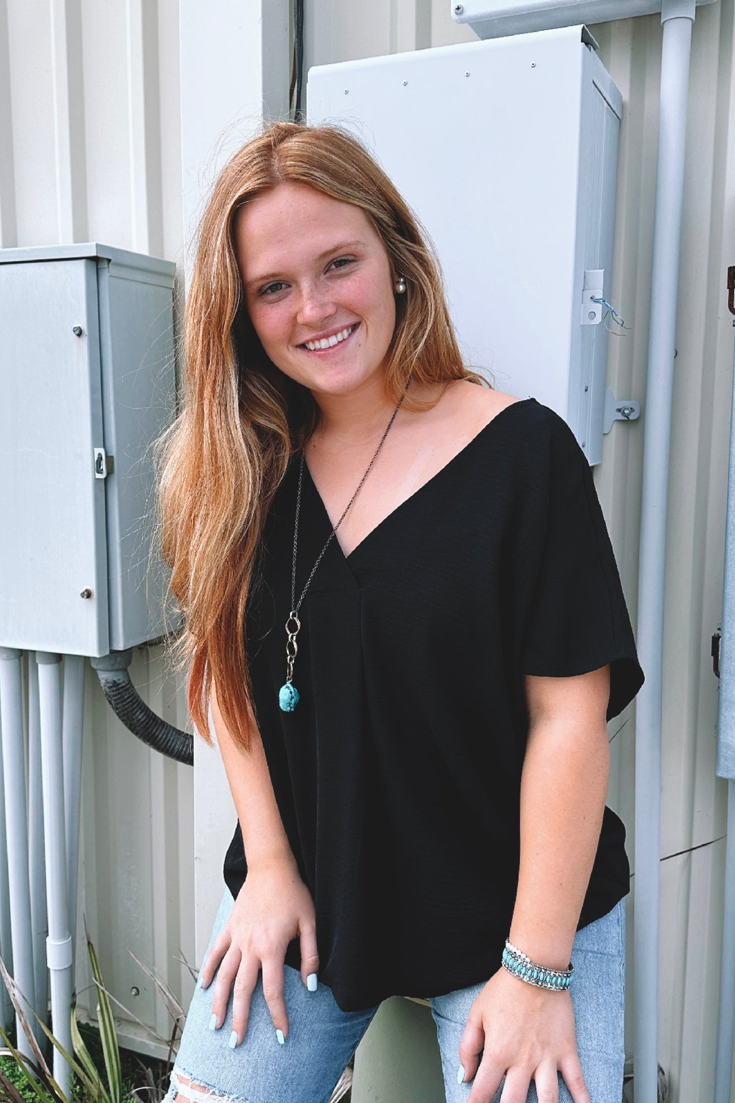 Christi V-Neck Blouse