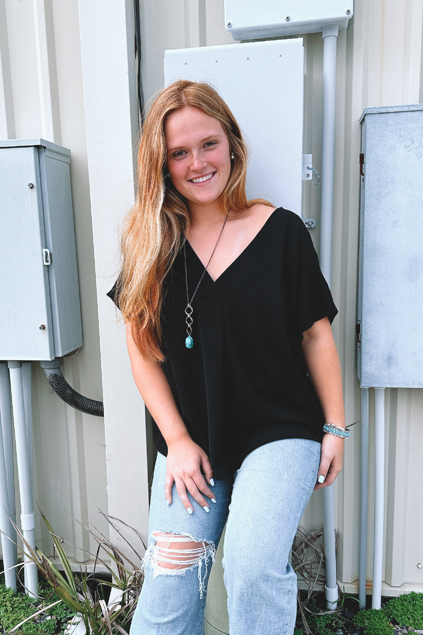 Christi V-Neck Blouse