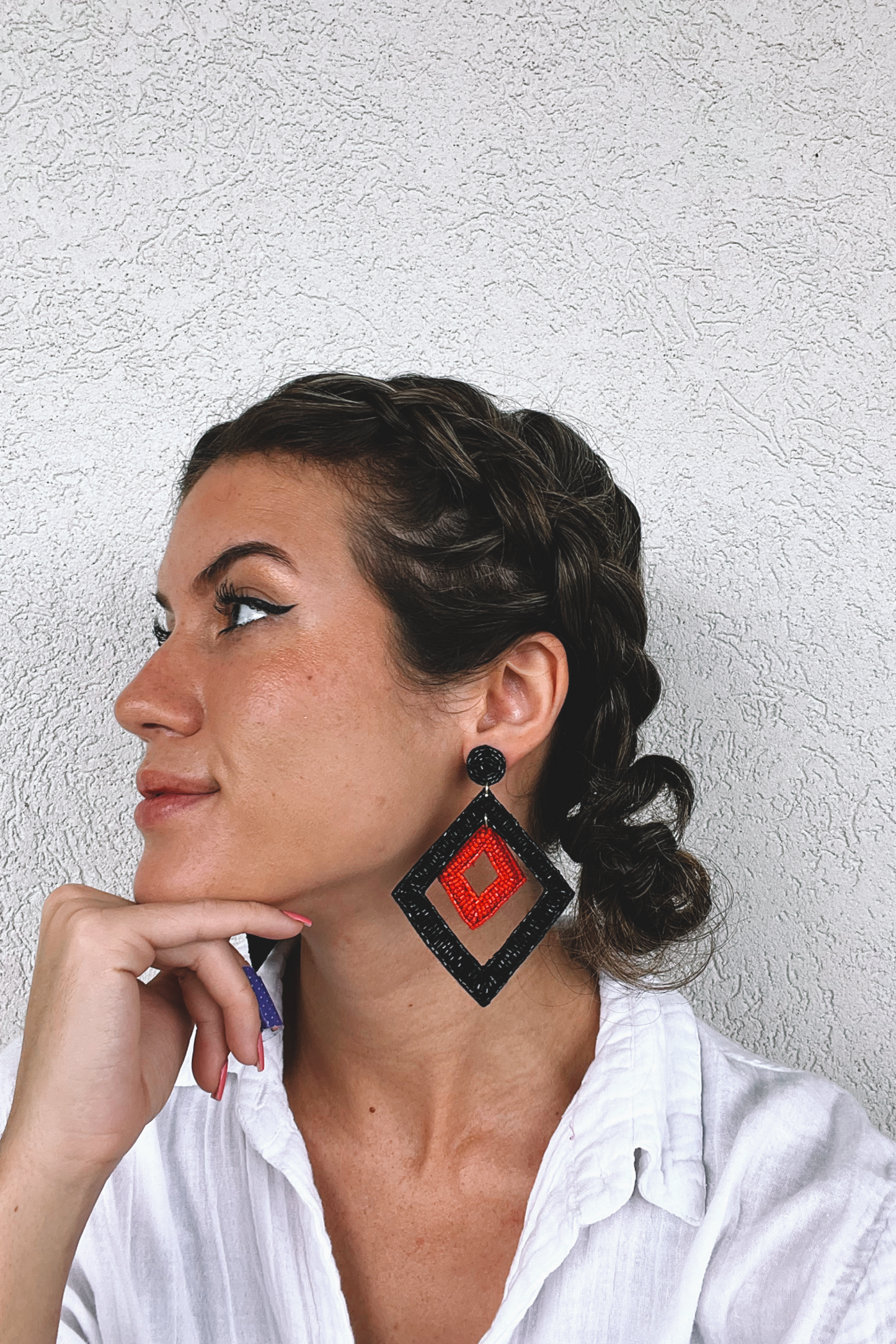 UGA Geo Earrings