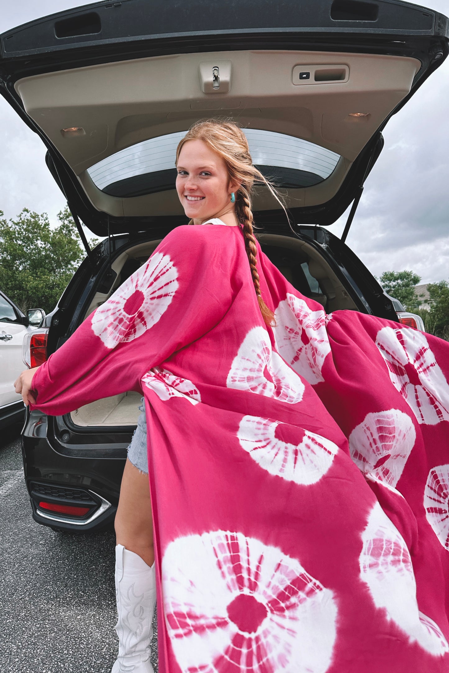 Tamra Tie Dye Kimono