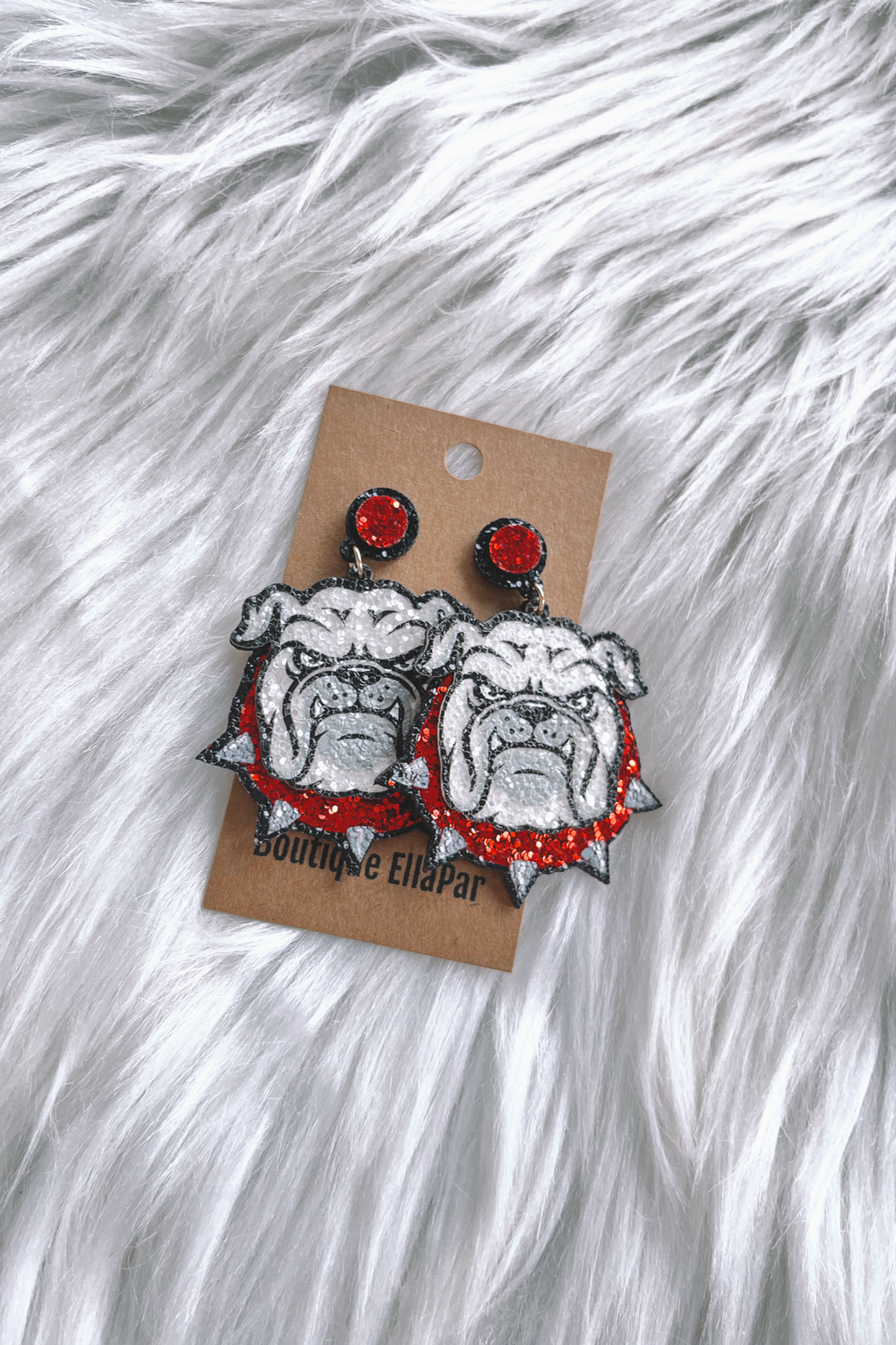 Glitter Dawg Earrings