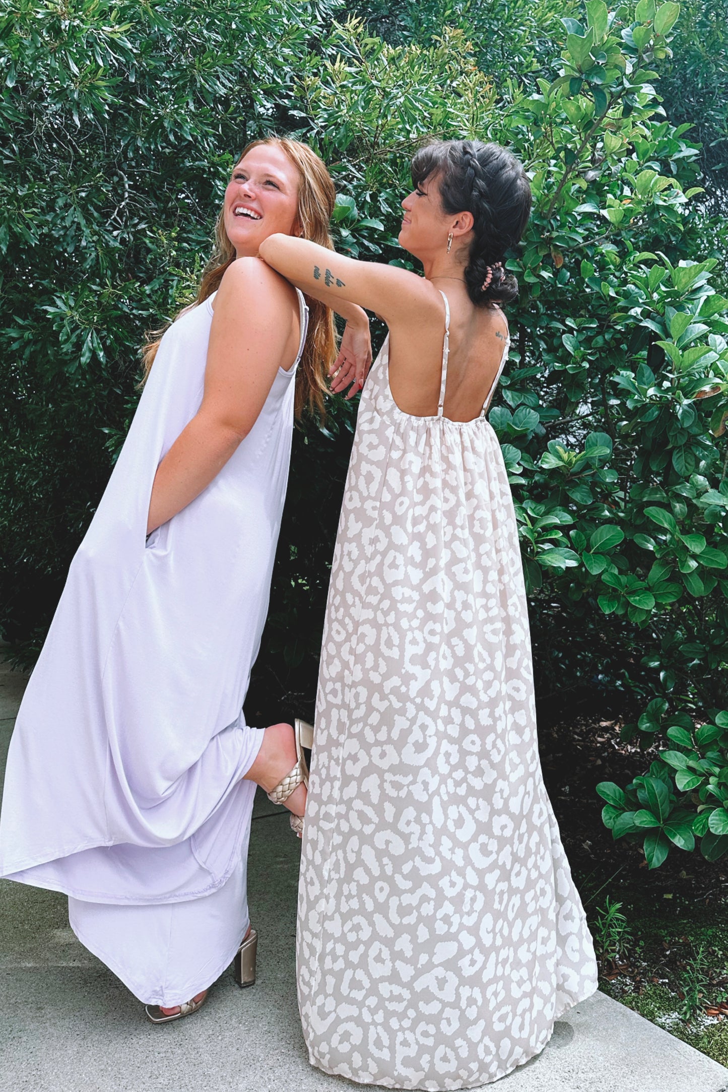 Lilah Printed Maxi Dress