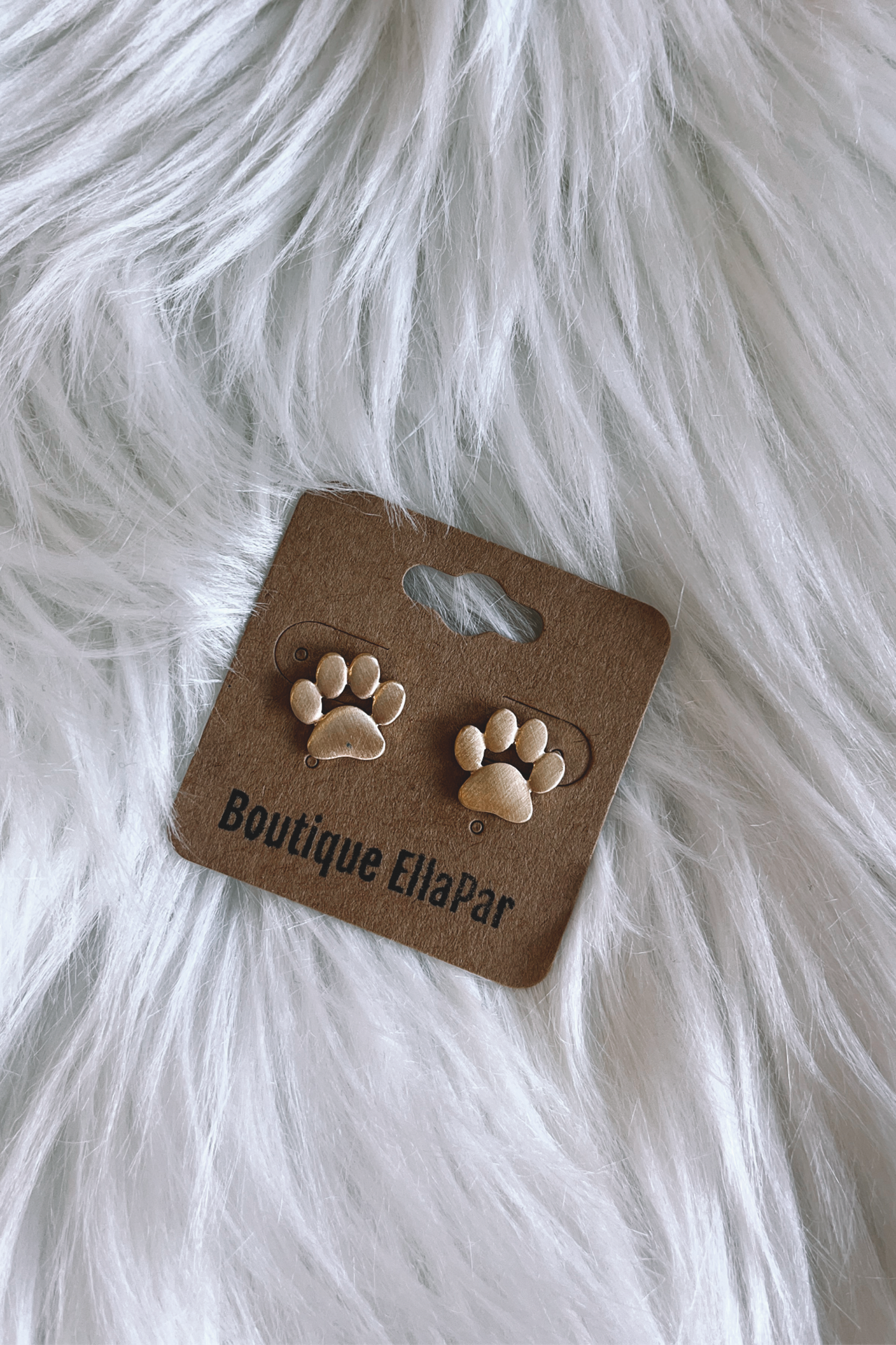 Golden Paw Studs