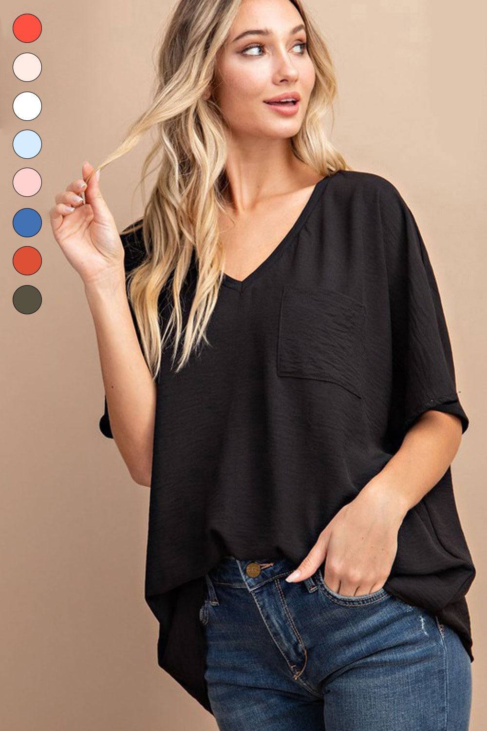 Theresa V-Neck Top