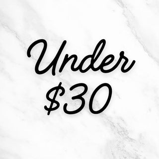Under $30
