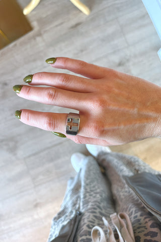 SS Cross Ring