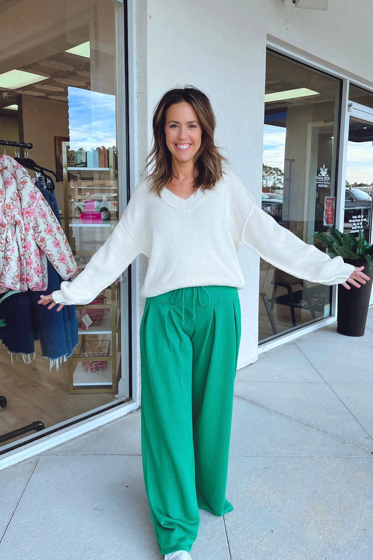 Pria Pleated Pants