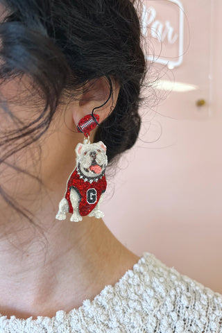 UGA Gameday Earrings - Boutique EllaPar