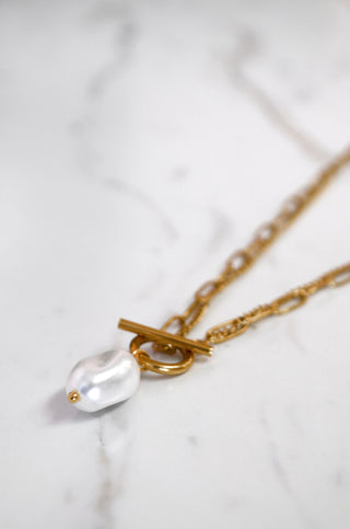 SS Toggle Necklace - Boutique EllaPar