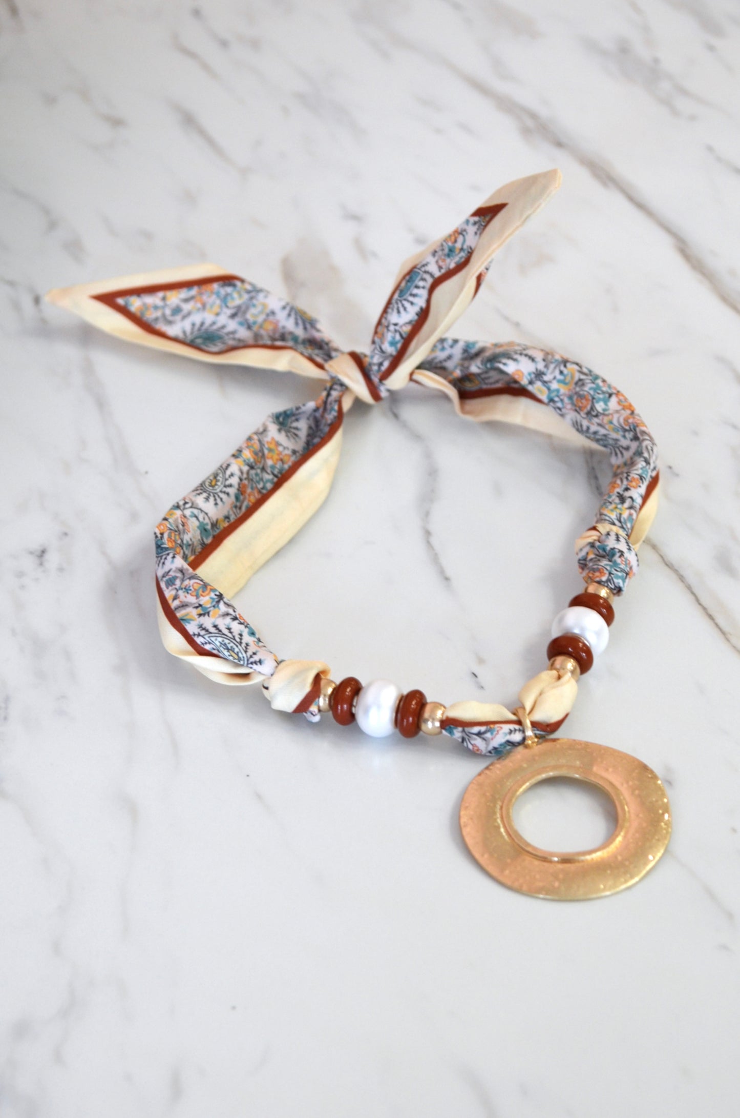 Lux 'O' Scarf Necklace