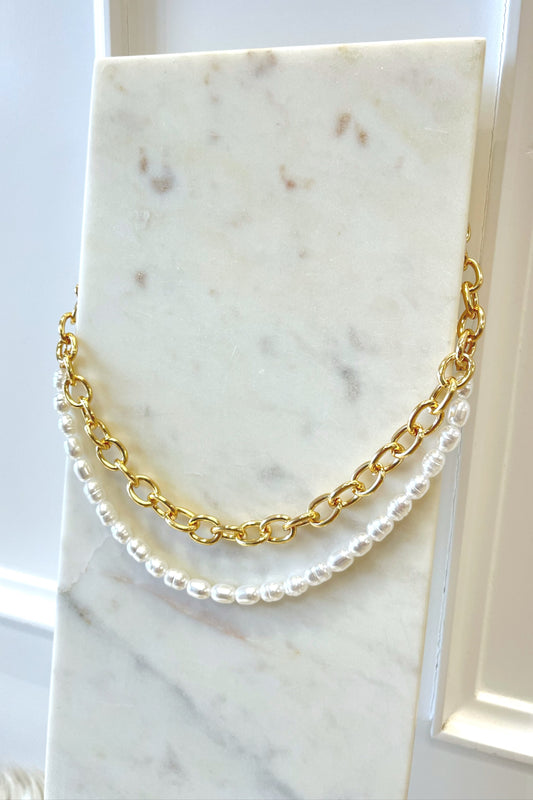 Amalfi Pearl Necklace - Boutique EllaPar
