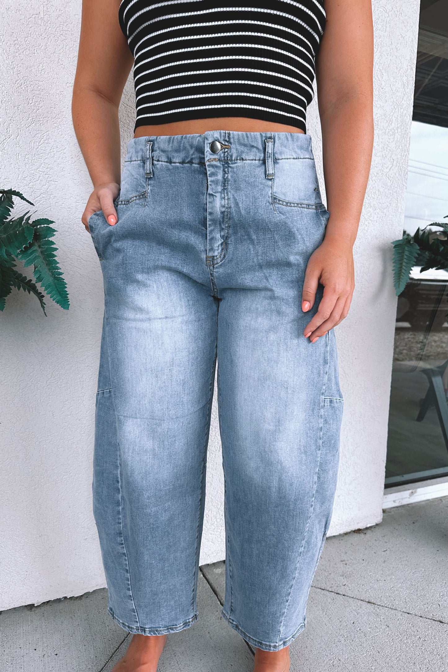 Alanis Barrel Jean