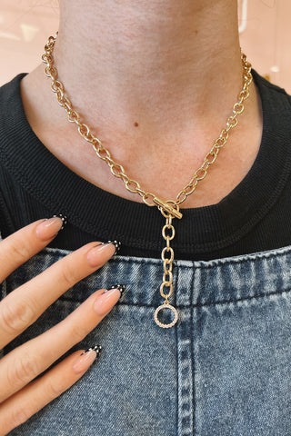 GD Y Necklace - Boutique EllaPar