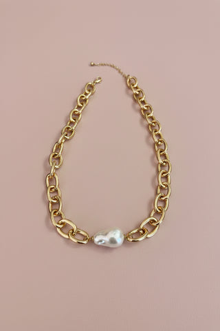 18K GD Claire Necklace - Boutique EllaPar