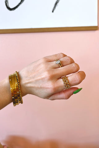 GD Chain Ring - Boutique EllaPar
