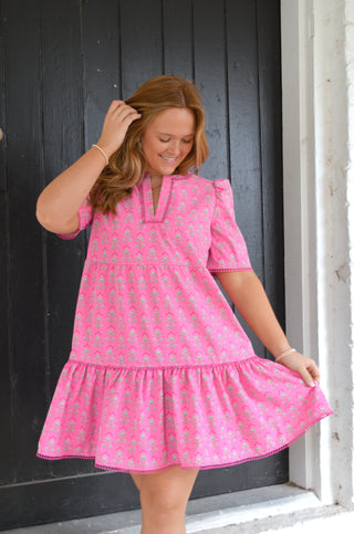 Adelyn Deco Mini Dress - Boutique EllaPar