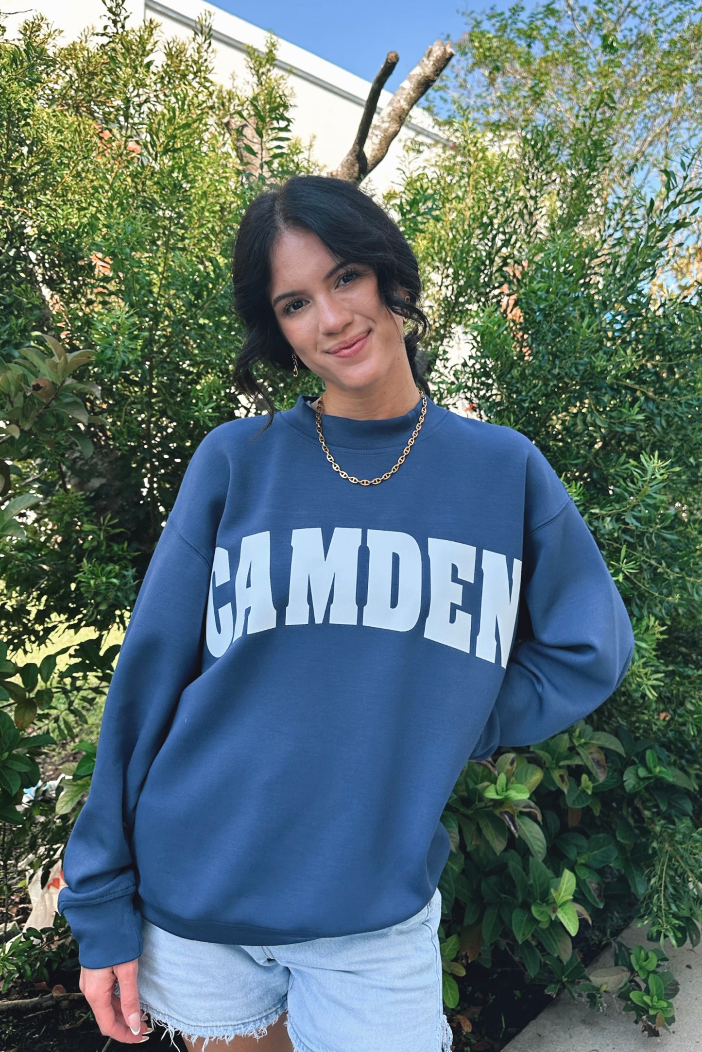 CAMDEN Mock Neck Sweatshirt