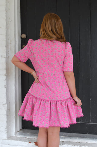 Adelyn Deco Mini Dress - Boutique EllaPar