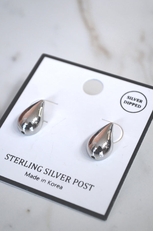 Bubble Teardrop Studs