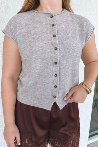 Analise Sleeveless Cardigan