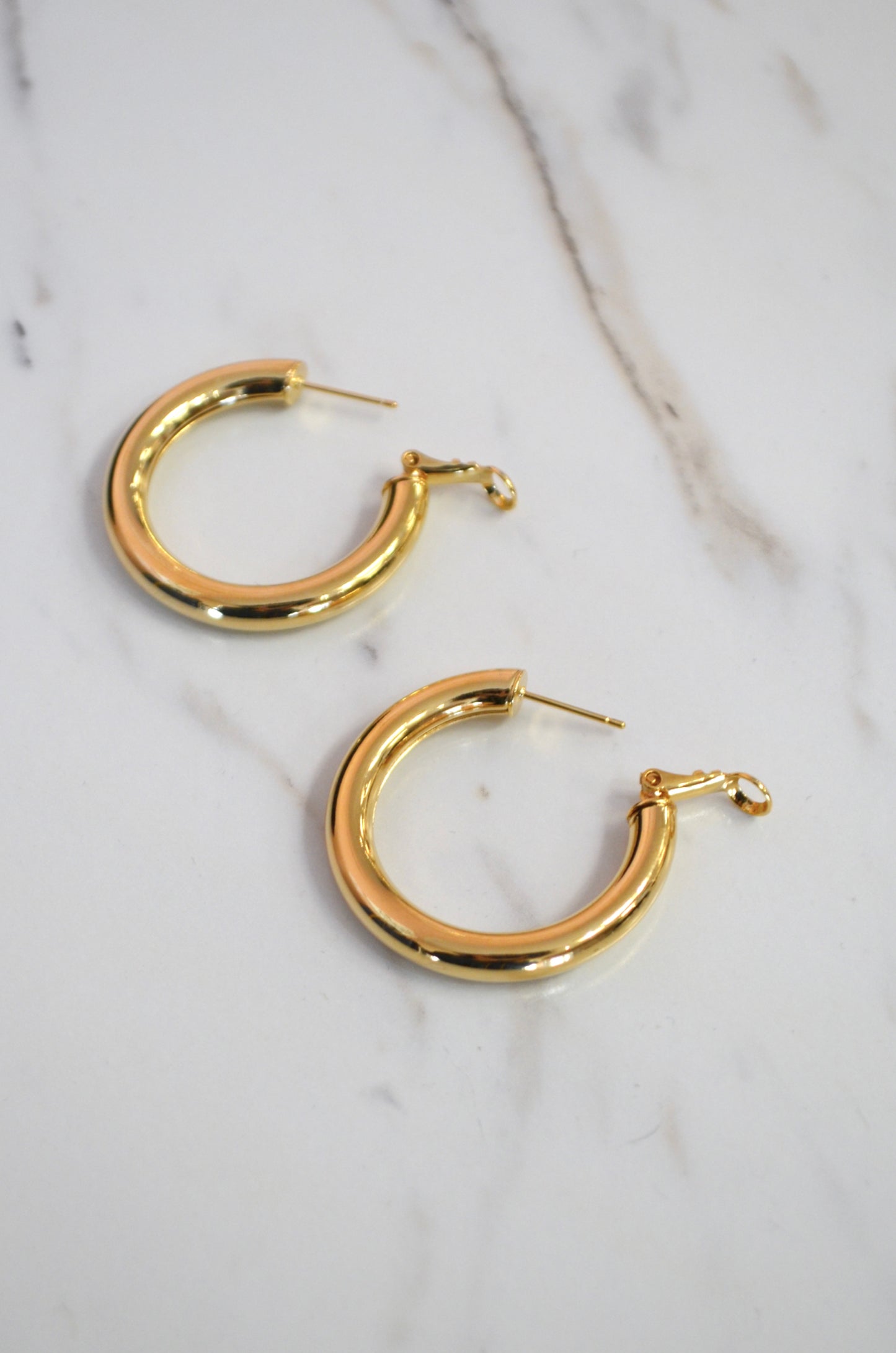 14K Loren Hoops