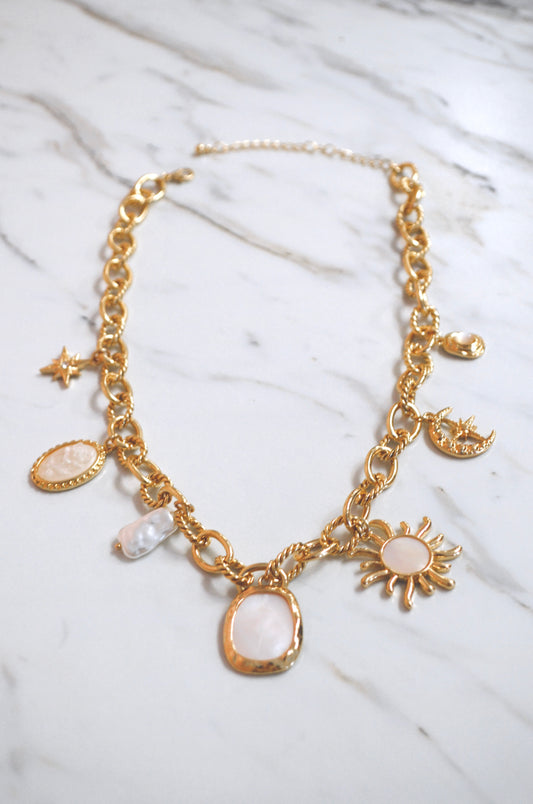 Belle Charm Necklace