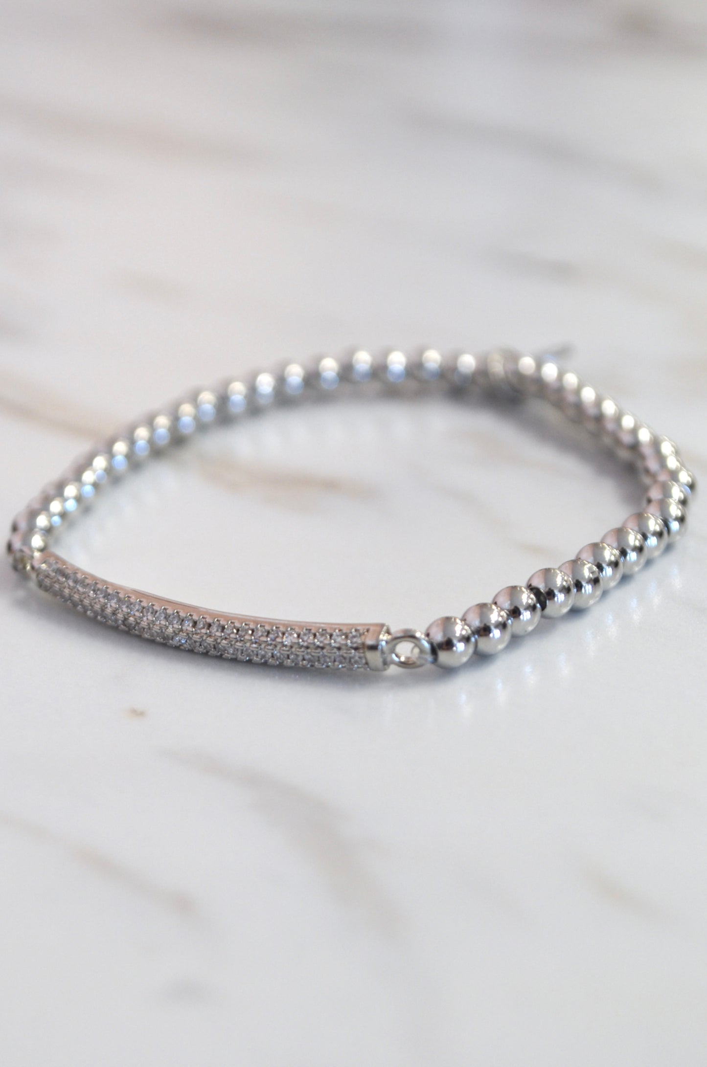 SS Pave Bracelet