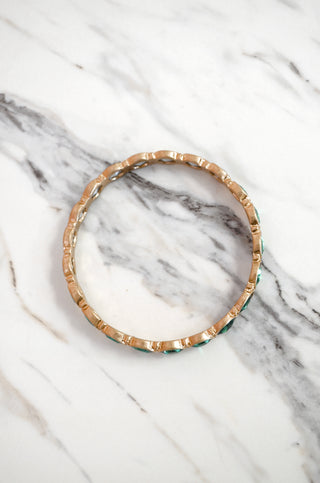 Emerald Bangle - Boutique EllaPar