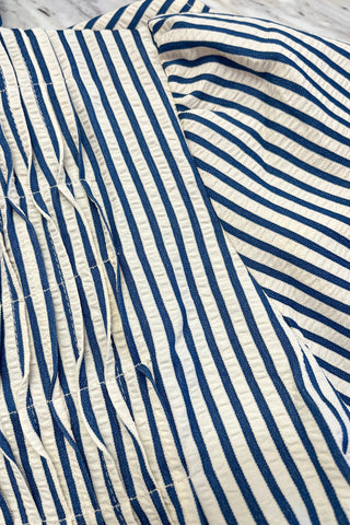 Malinda Striped Pintuck Top